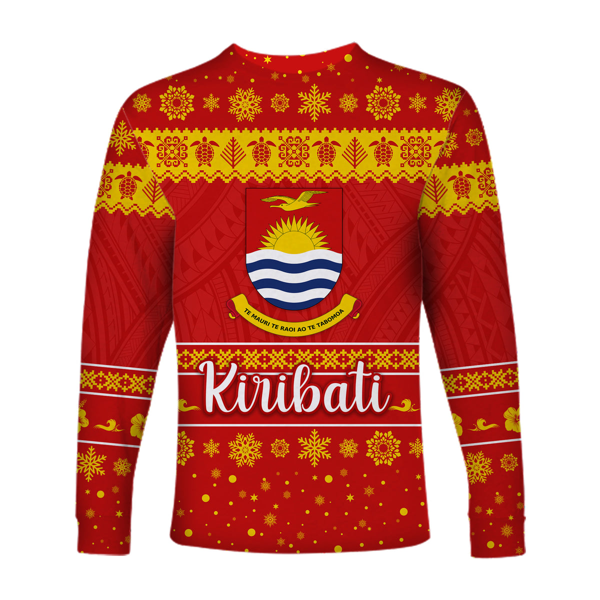 Kiribati Christmas Long Sleeve Shirt Simple Style LT8 - Polynesian Pride