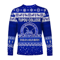 Tupou College Toloa Old Boys Christmas Long Sleeve Shirt Simple Style LT8 - Polynesian Pride