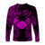 (Custom Personalised) Cancer Zodiac Polynesian Long Sleeve Shirt Unique Style - Pink LT8 - Polynesian Pride