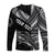 (Custom Personalised) FSM Pohnpei Long Sleeve Shirts Original Style - Black LT8 - Polynesian Pride