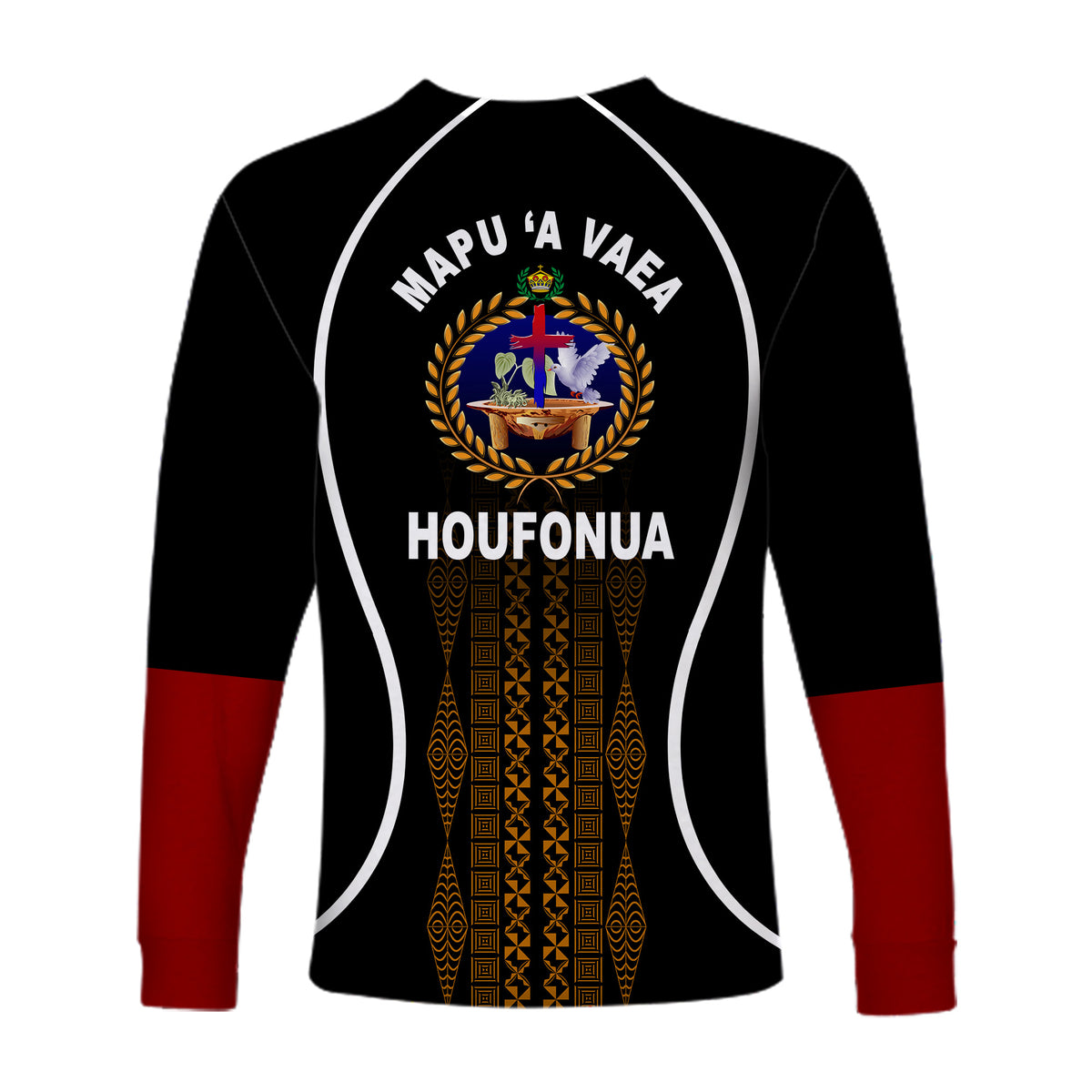 Tonga Mapu A Vaea Long Sleeve Shirts Houfonua Original Style LT8 - Polynesian Pride