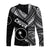 FSM Chuuk Long Sleeve Shirts Original Style - Black LT8 - Polynesian Pride