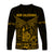 New Caledonia Long Sleeve Shirts Simple Style - Gold LT8 - Polynesian Pride