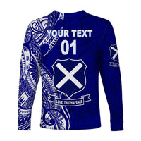(Custom Personalised) St. Andrew's High School Long Sleeve Shirt Original Style LT8 - Polynesian Pride