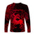 Sagittarius Zodiac Polynesian Long Sleeve Shirt Unique Style - Red LT8 - Polynesian Pride