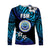 (Custom Personalised) Federated States of Micronesia Long Sleeve Shirts Unique Vibes - Blue LT8 - Polynesian Pride