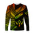 (Custom Personalised) FSM Kosrae Long Sleeve Shirts Original Style - Reggae LT8 - Polynesian Pride