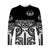 (Custom Personalised) Marquesas Islands Long Sleeve Shirt Marquesan Tattoo Special Style - Black LT8 - Polynesian Pride