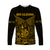 (Custom Personalised) New Caledonia Long Sleeve Shirts Simple Style - Gold LT8 - Polynesian Pride