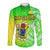 (Custom Personalised) Happy Mangaia Gospel Day Long Sleeve Button Shirt Cook Islands Coat Of Arms Polynesian Pattern LT14 - Polynesian Pride