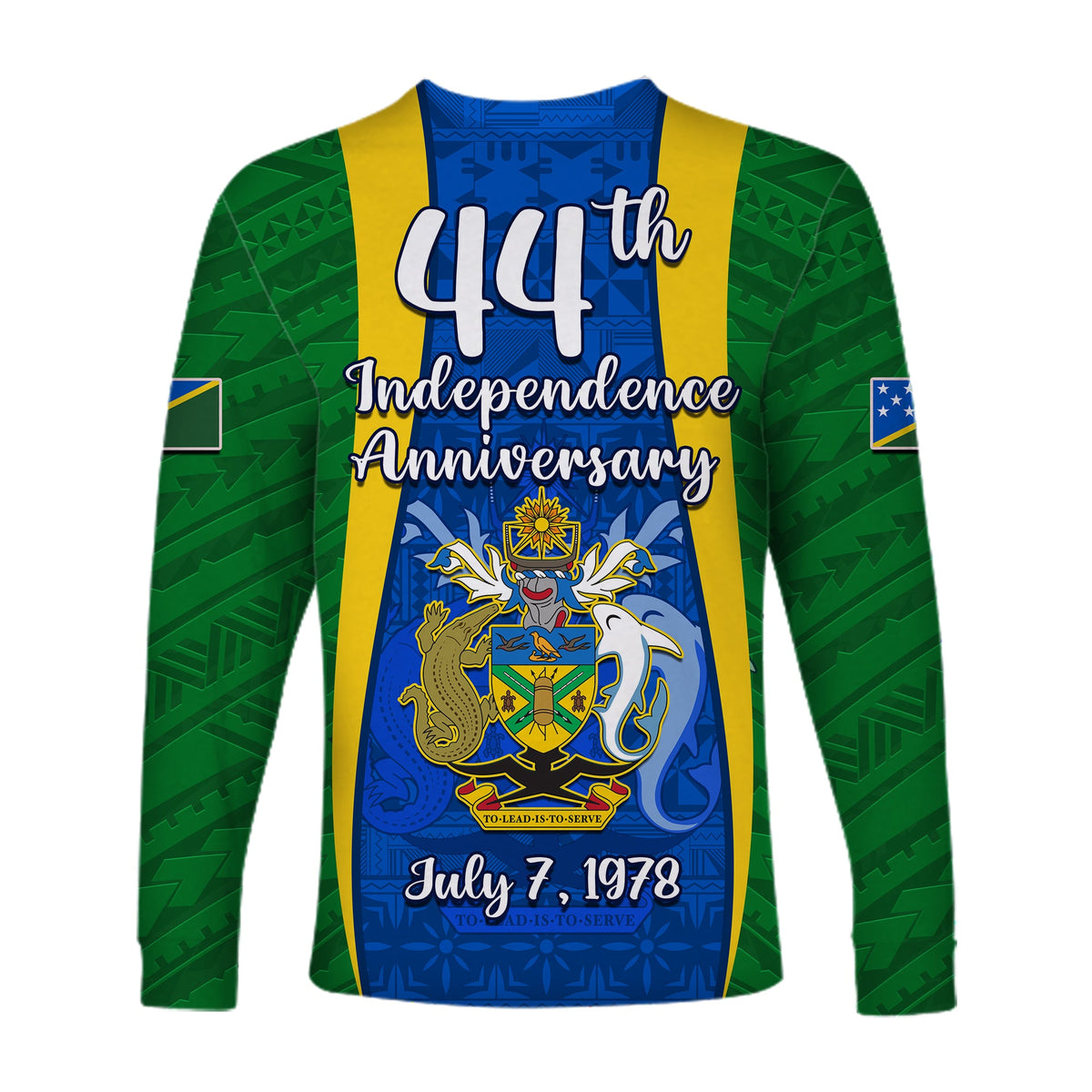 Solomon Islands Day Long Sleeve Shirt 44 Years Independence Anniversary LT13 - Polynesian Pride