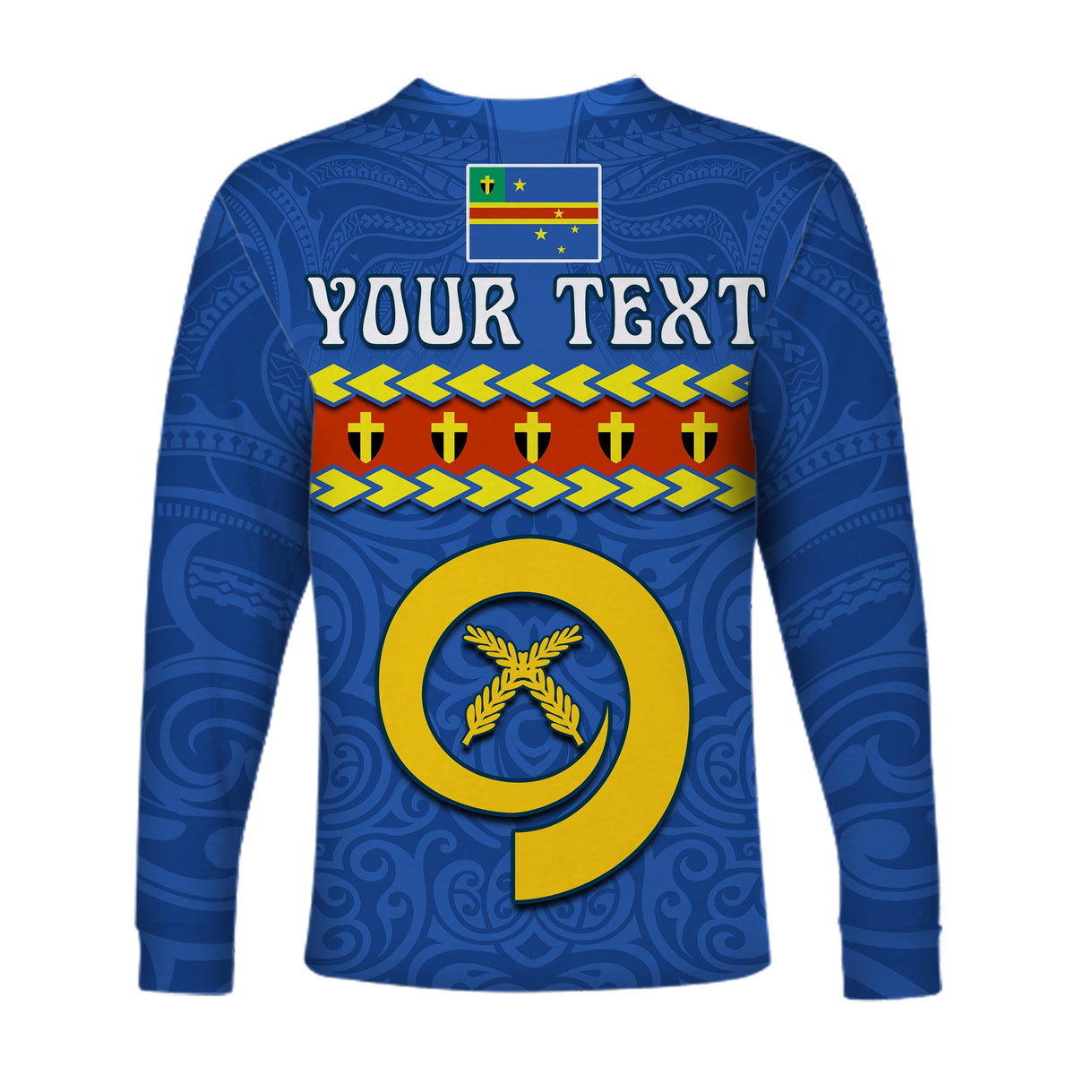 (Custom Personalised) Tafea Province Long Sleeve Shirt Vanuatu Pig Tusk Polynesian Flag Style LT14 - Polynesian Pride