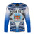 Custom Text And Number Fiji Long Sleeve Shirt Kaiviti Fijian Special Tapa Pattern LT14 - Polynesian Pride