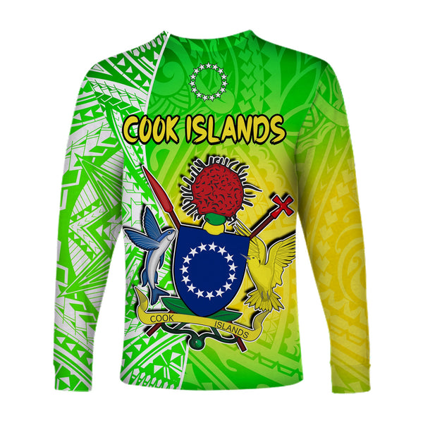(Custom Personalised) Happy Mangaia Gospel Day Bomber Jacket Cook Islands Coat Of Arms Polynesian Pattern LT14