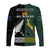 South Africa Protea and New Zealand Fern Long Sleeve Shirt Rugby Go Springboks vs All Black LT13 - Polynesian Pride