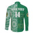 (Custom Text And Number) Tonga Saineha High School Long Sleeve Button Shirt Class Of Year Tongan Ngatu Pattern LT14 - Polynesian Pride