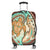 (Custom Personalised) Hawaii Luggage Cover Polynesian Shark And Sea Turtle Dreamy Turquoise Artsy LT14 Turquoise - Polynesian Pride