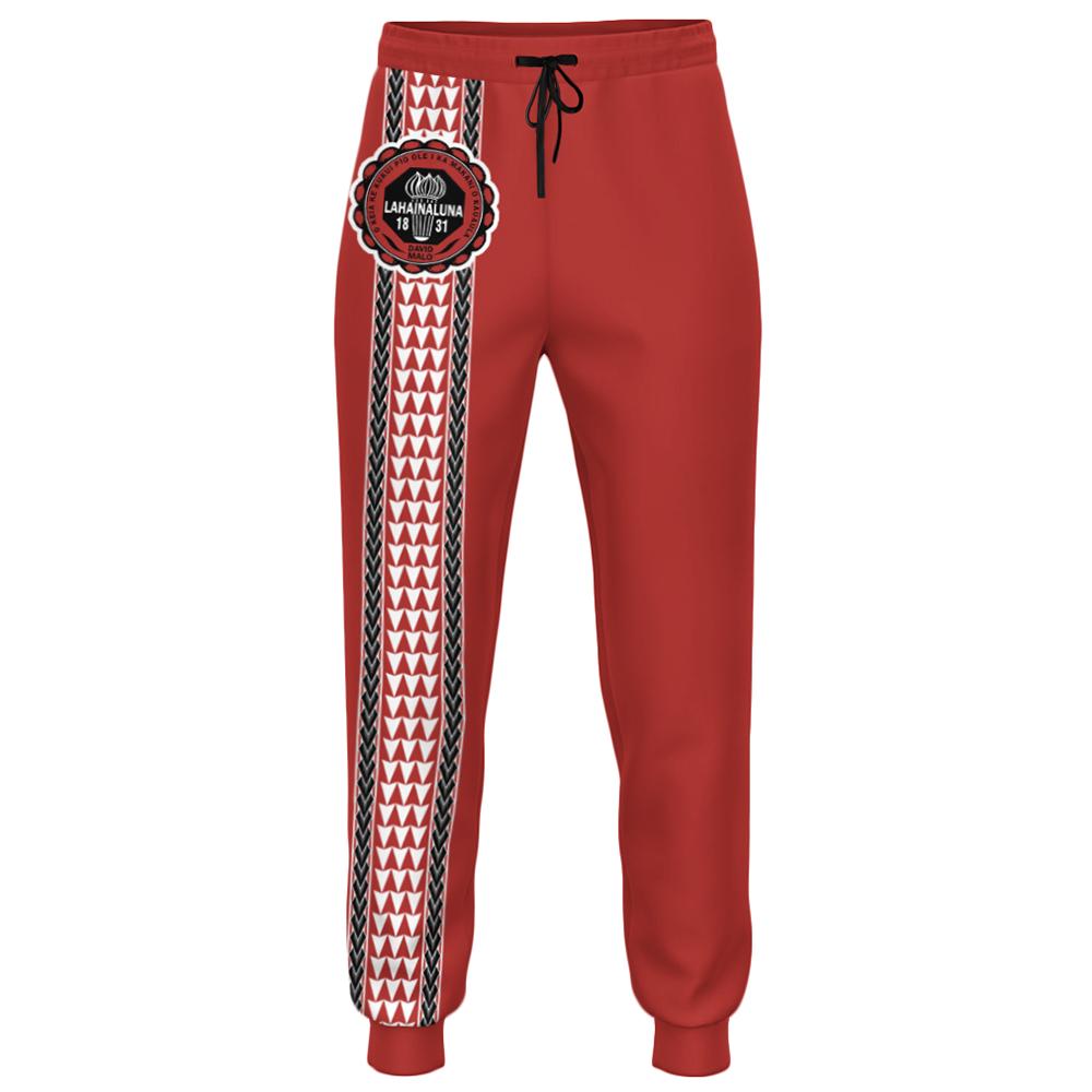 Hawaii - Lahainaluna High Joggers Pant AH Unisex Red - Polynesian Pride