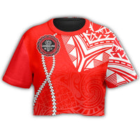 hawaiiCrop Top T - Shirt - Lahainaluna High Crop Top T - Shirt - Forc Style AH - Polynesian Pride