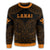Hawaiian Kanaka Map Polynesian Lanai Sweatshirt - Orange - Brad Style - AH - Polynesian Pride