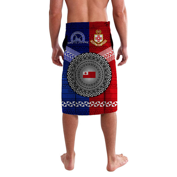 Tonga Tupou Tertiary Institute Lavalava Simple Tongan Style Blue LT8