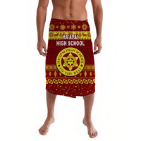 Tonga Ha apai High School Christmas Lavalava Simple Style LT8 Maroon - Polynesian Pride