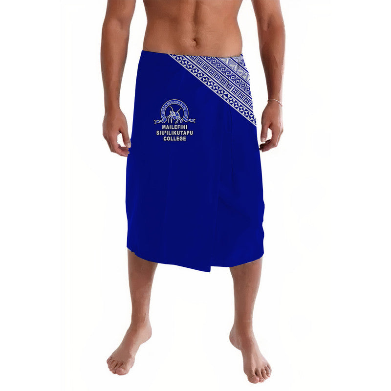 Tonga Mailefihi Siu ilikutapu College Lavalava Simplify Version LT8 Blue - Polynesian Pride