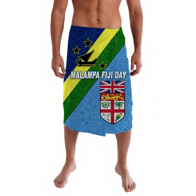 Vanuatu Malampa And Fiji Day Lavalava Simple Style LT8 Blue - Polynesian Pride