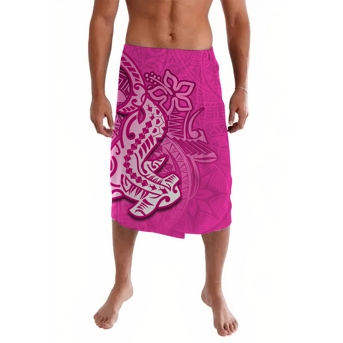 Hawaiian Shark Polynesian Lavalava Pink LT6 Lavalava Pink - Polynesian Pride