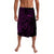 Polynesian Tribal Lavalava Purple Simple LT6 Lavalava Black - Polynesian Pride