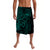 Polynesian Tribal Lavalava Green Simple LT6 Lavalava Black - Polynesian Pride