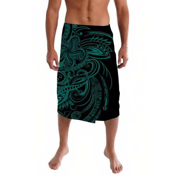 Custom Polynesian Lavalava Be Unique Turquoise LT13 main image 0