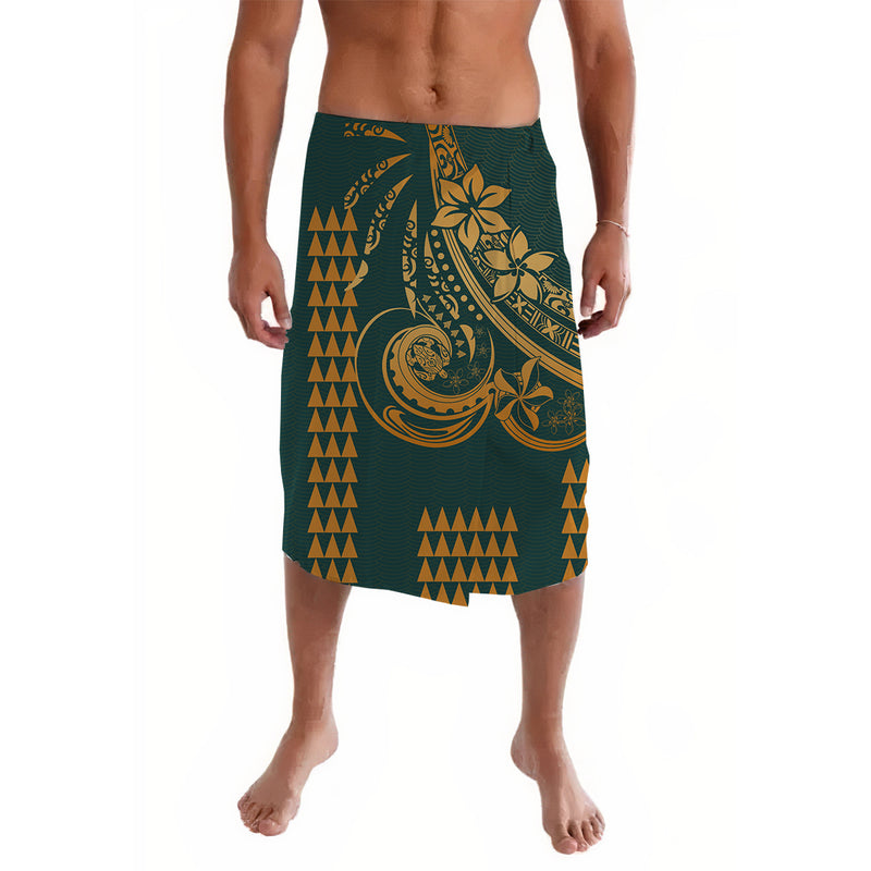 Hawaii Lavalava Polynesian Blue Kanaka Maoli LT13