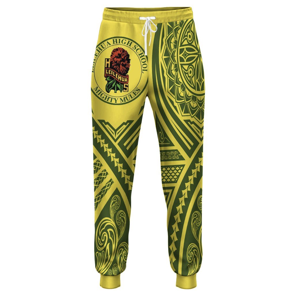 Hawaii - Leilehua High Joggers Pant AH Unisex Green - Polynesian Pride