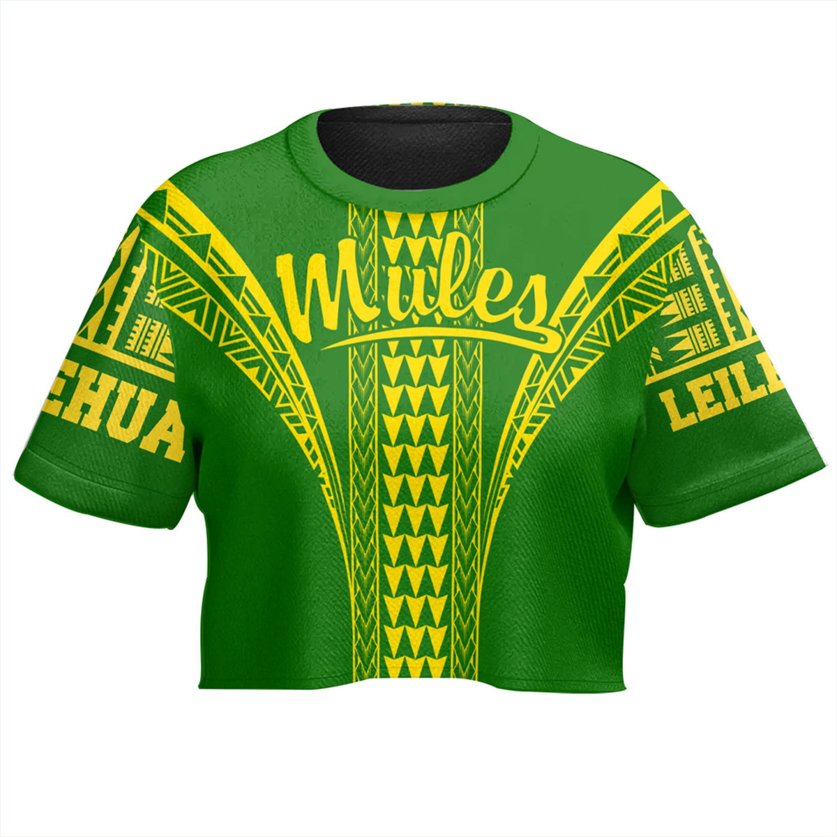 Hawaii - Leilehua High All - over Print Crop Top T-shirt AH - Polynesian Pride