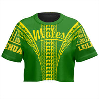 Hawaii - Leilehua High All - over Print Crop Top T-shirt AH - Polynesian Pride