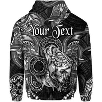 Custom Leo Zodiac Polynesian Hoodie Unique Style Black LT8 - Polynesian Pride