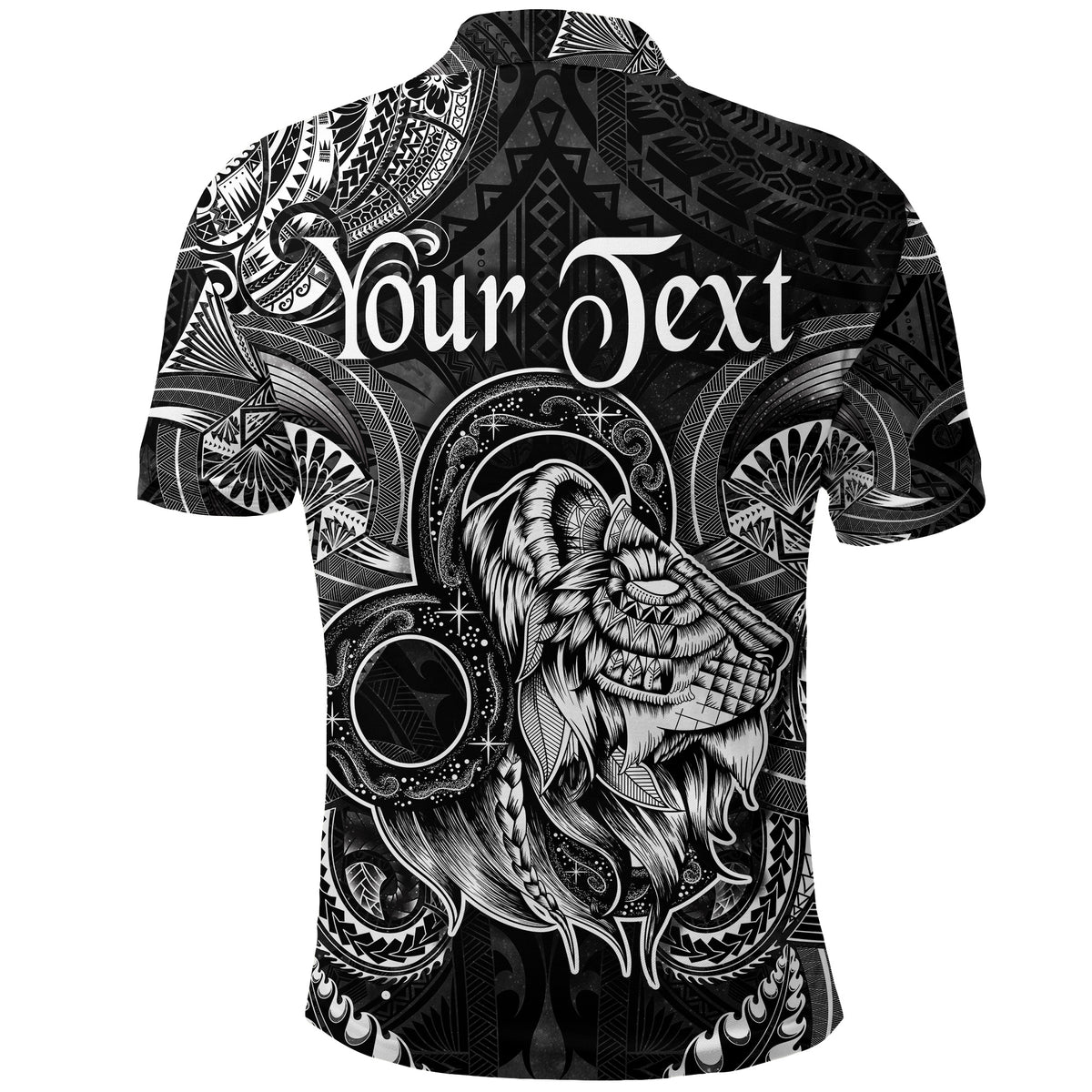 Custom Leo Zodiac Polynesian Polo Shirt Unique Style Black LT8 - Polynesian Pride
