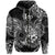 Leo Zodiac Polynesian Zip Hoodie Unique Style Black LT8 - Polynesian Pride