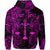 Custom Libra Zodiac Polynesian Zip Hoodie Unique Style Pink LT8 - Polynesian Pride