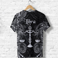 Libra Zodiac Polynesian T Shirt Unique Style Black LT8 - Polynesian Pride