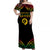 Vanuatu Proud To Be A Ni-Van - Polynesian Pattern Off Shoulder Long Dress LT7 Women Black - Polynesian Pride
