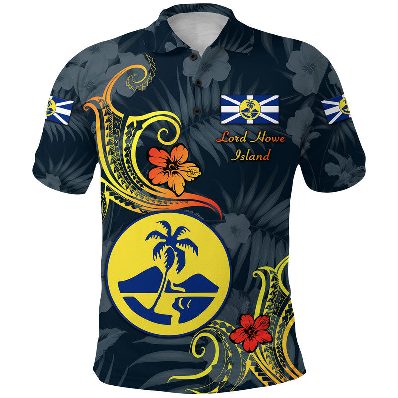 Custom Lord Howe Island Polo Shirt Unique Polynesian Gradient Vibes LT8 - Polynesian Pride