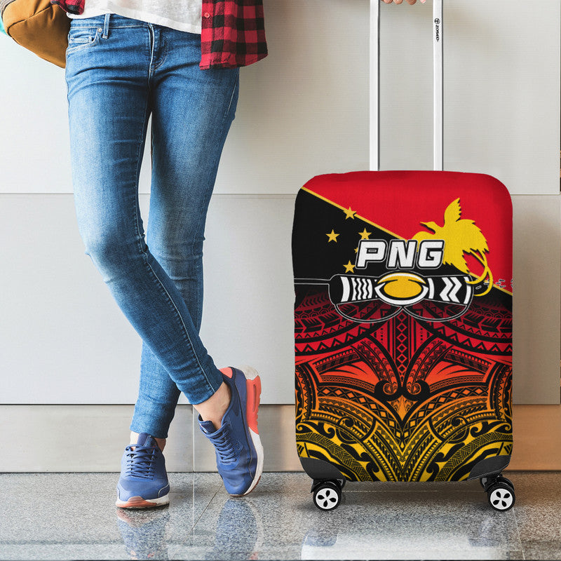 PNG Rugby The Kumuls Luggage Cover LT6 - Polynesian Pride