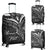 Cook Islands Custom Personalised Luggage Covers - Cross Style Black - Polynesian Pride