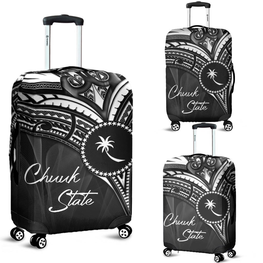 Chuuk State Luggage Covers - Cross Style Black - Polynesian Pride