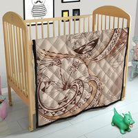 Marshall Islands Premium Quilt - Hibiscus Flowers Vintage Style - Polynesian Pride