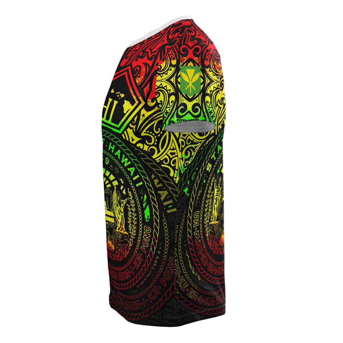 Hawaii Pride T Shirt Hawaii Seal Polynesian Tattoo (Reggae) - Polynesian Pride