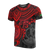 Vanuatu T Shirt Vanuatuan Coat of Arms Red Turtle Hibiscus Unisex RED - Polynesian Pride