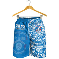 (Custom Your Class Year) Apifoou Tonga College Men Shorts Class Of Year Tongan Ngatu Pattern LT14 - Polynesian Pride